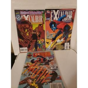 Lot of 3 1996 Marvel Excalibur #93 97 102 Comic Books - Nightcrawler